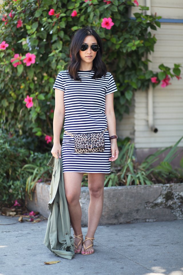 Zara striped dress