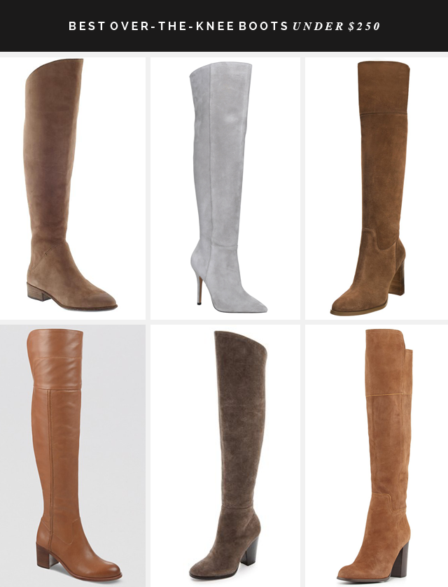 BEST OVER THE KNEE BOOTS under $250