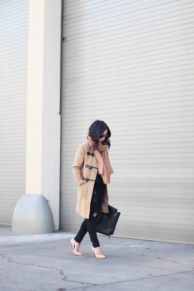 Forever 21 toggle coat