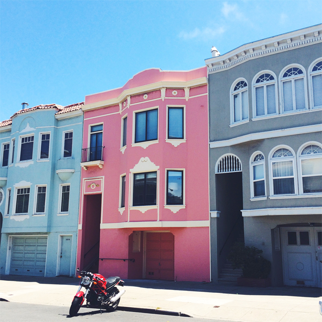Colorful houses in sf