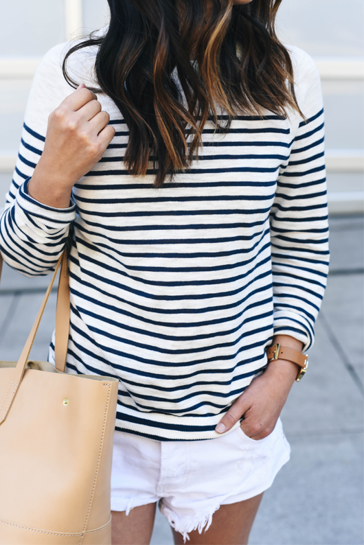 Classic striped sweater