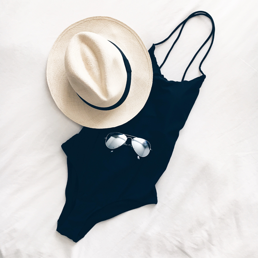 Cotton on one piece bathing suit