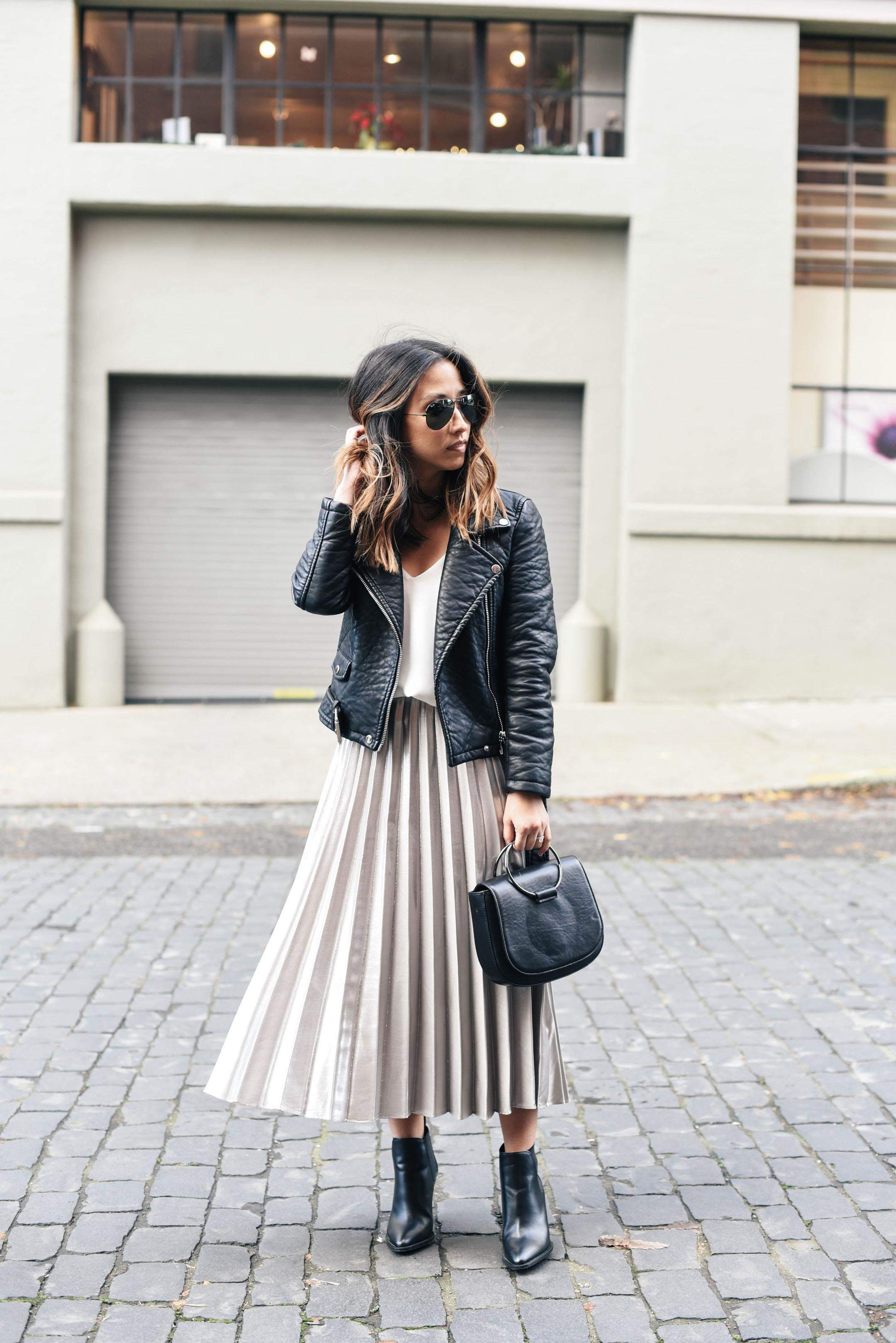 crystalin-marie-styling-topshop-pleated-silver-midi-skirt