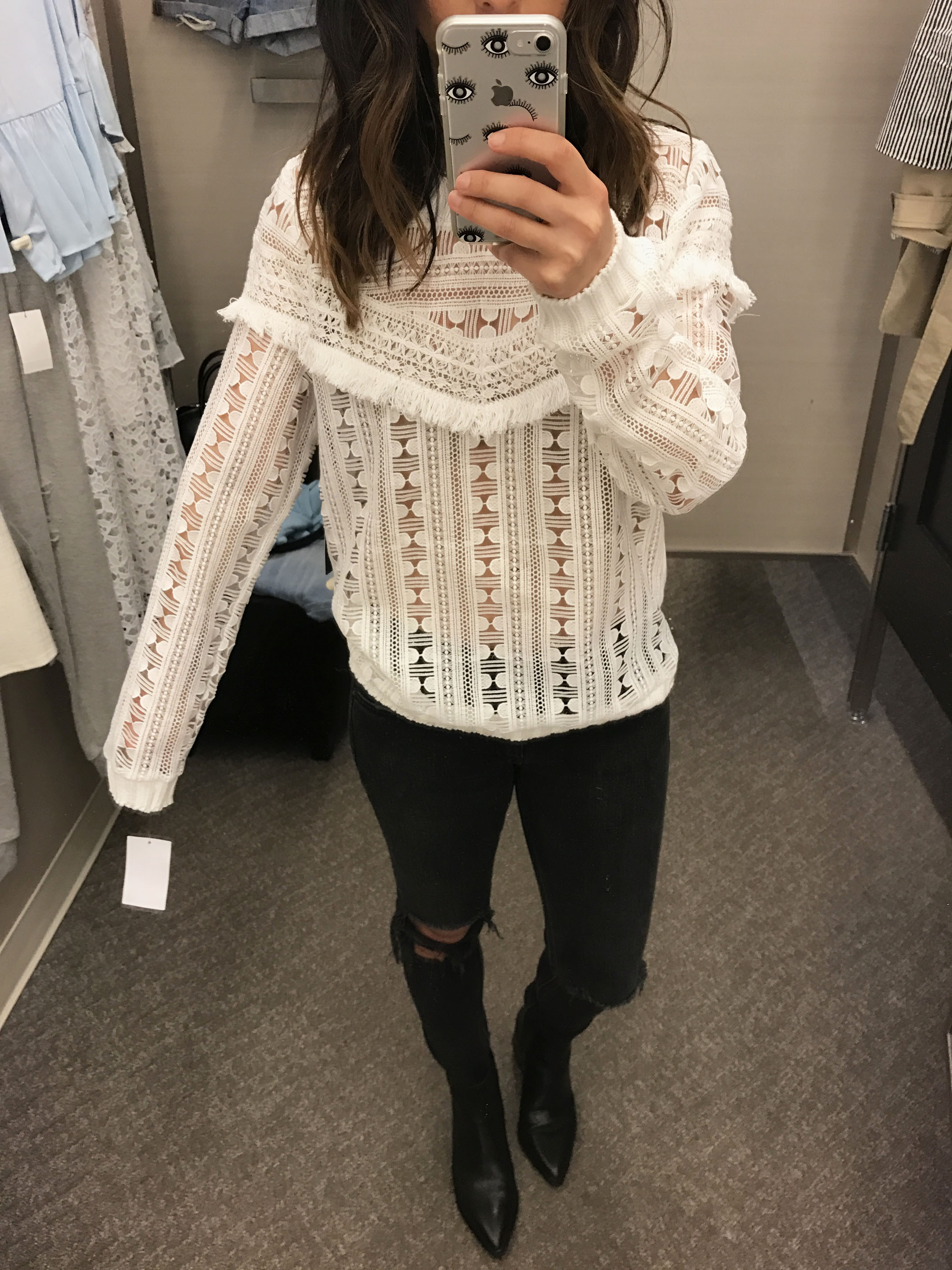 Trouve lace sweater 1