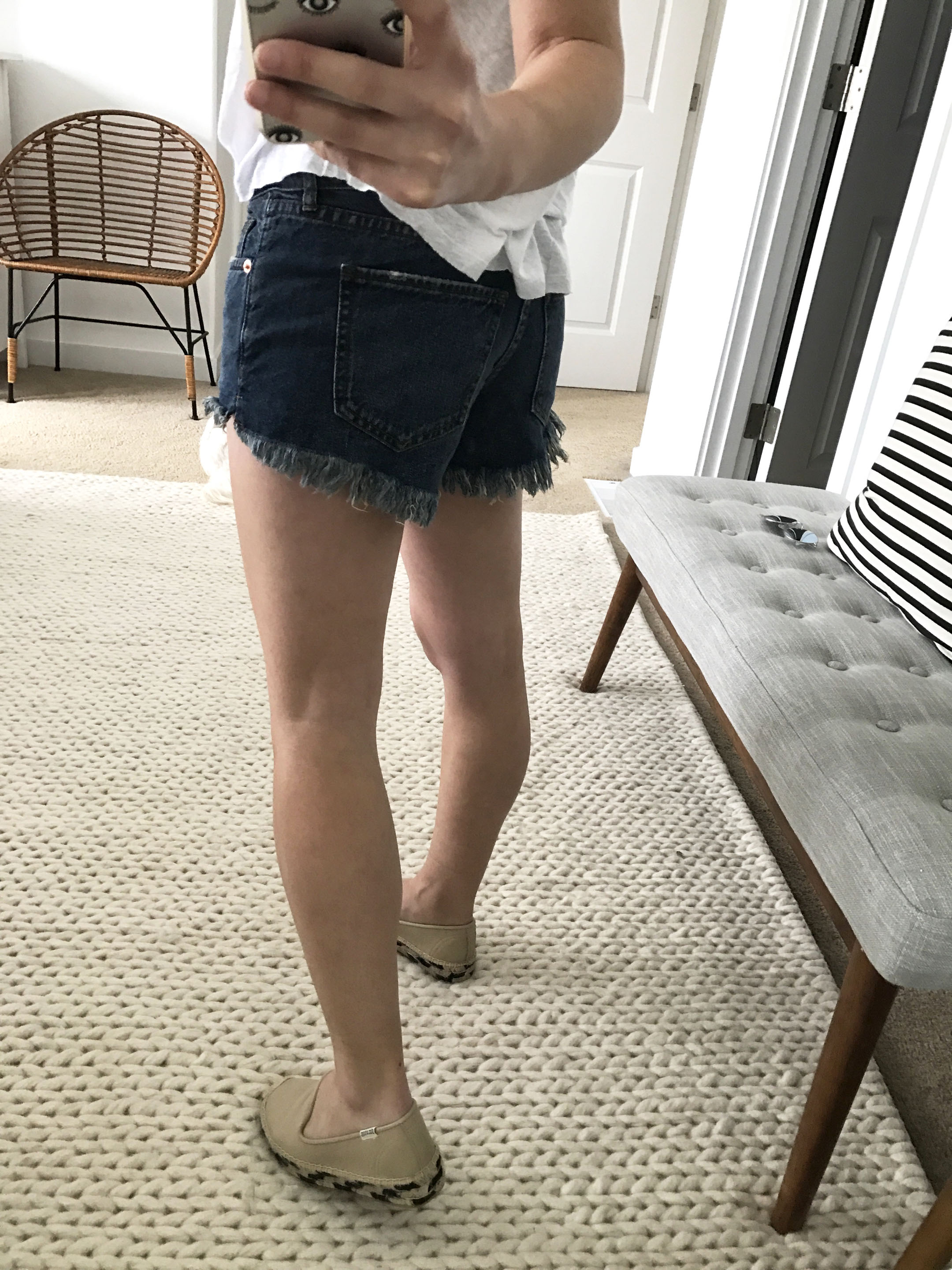 Free People soft & relaxed cutoff shorts 3