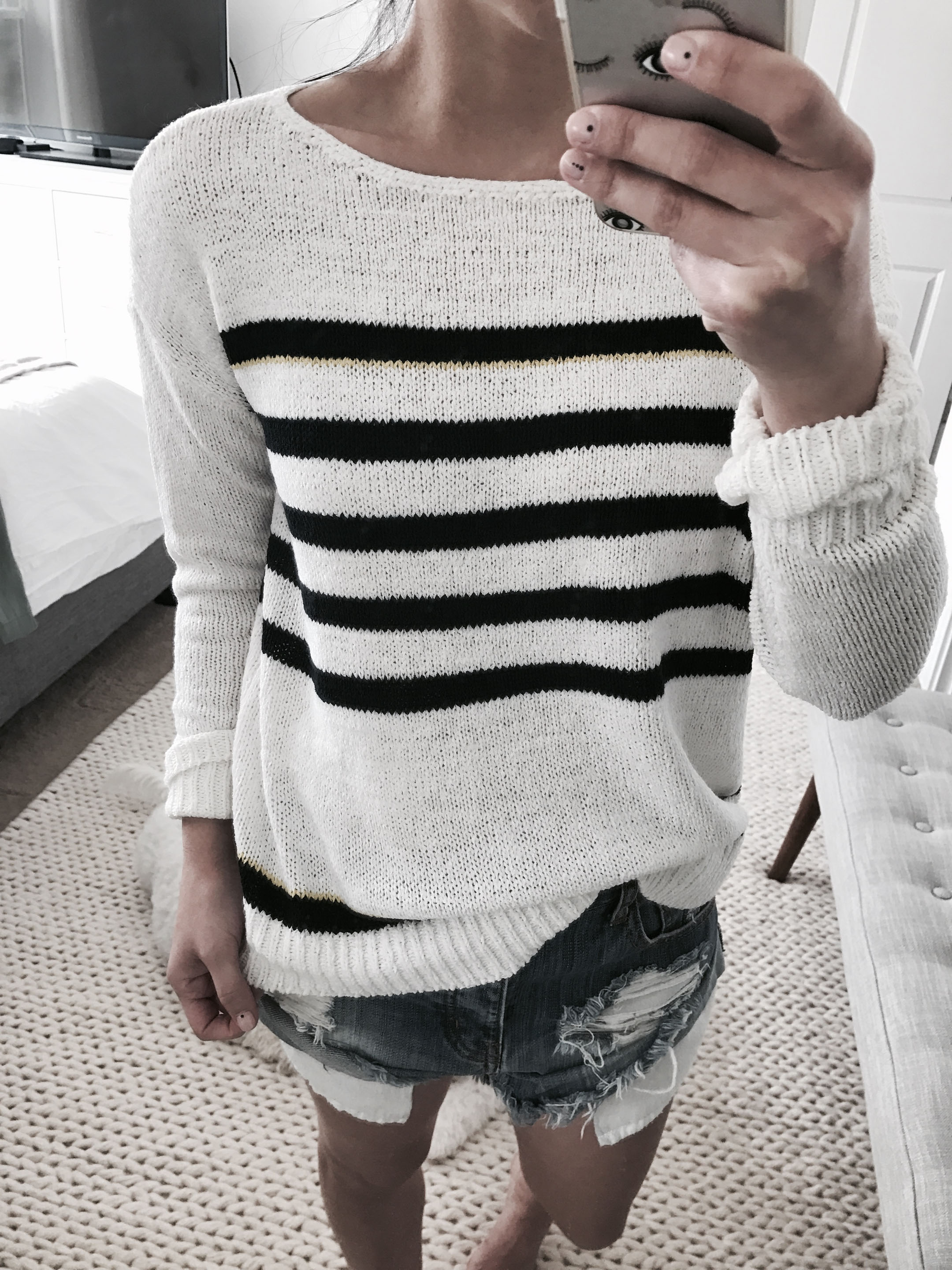 Loft striped sweater