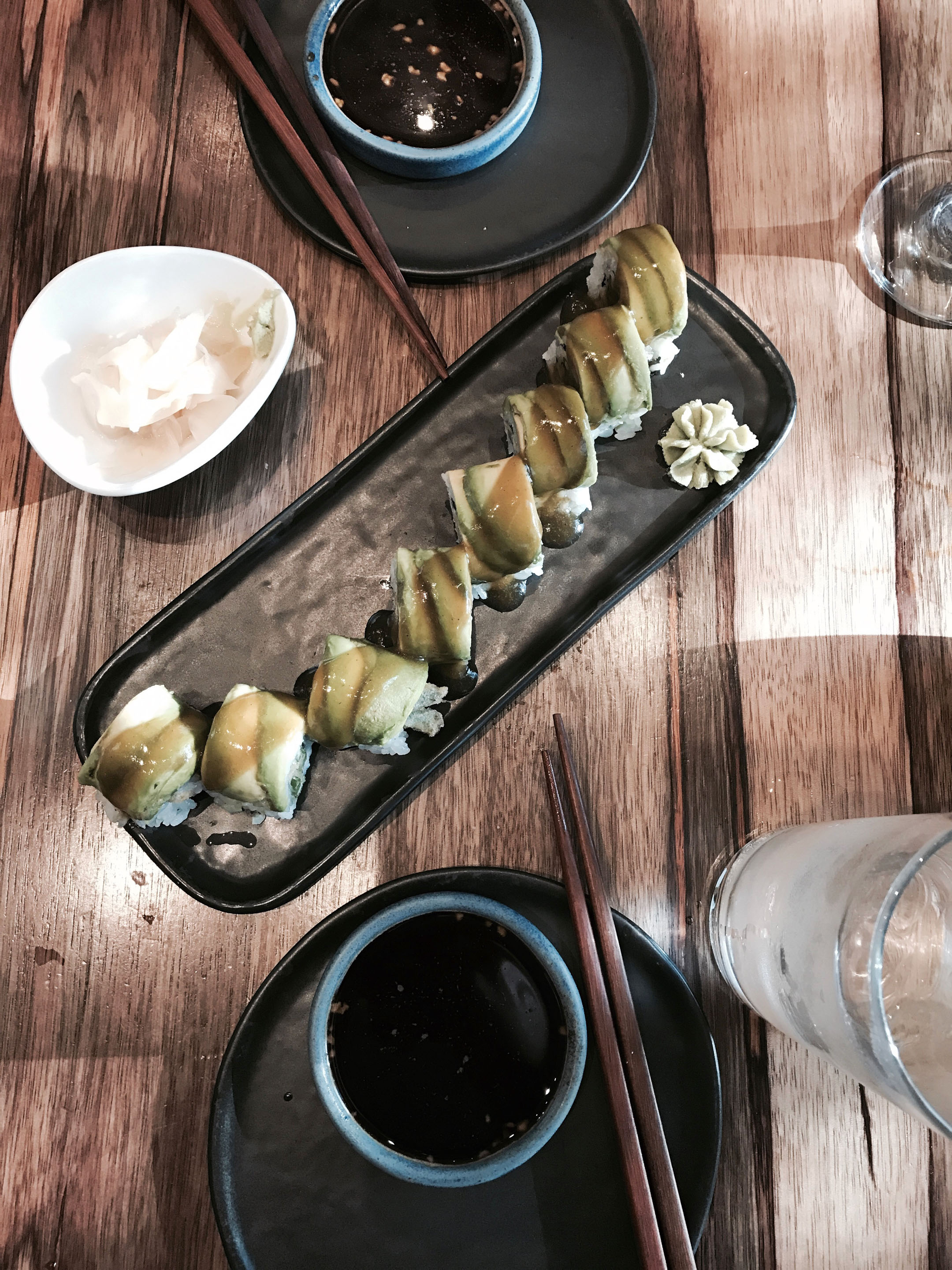 Vegan roll Bamboo sushi