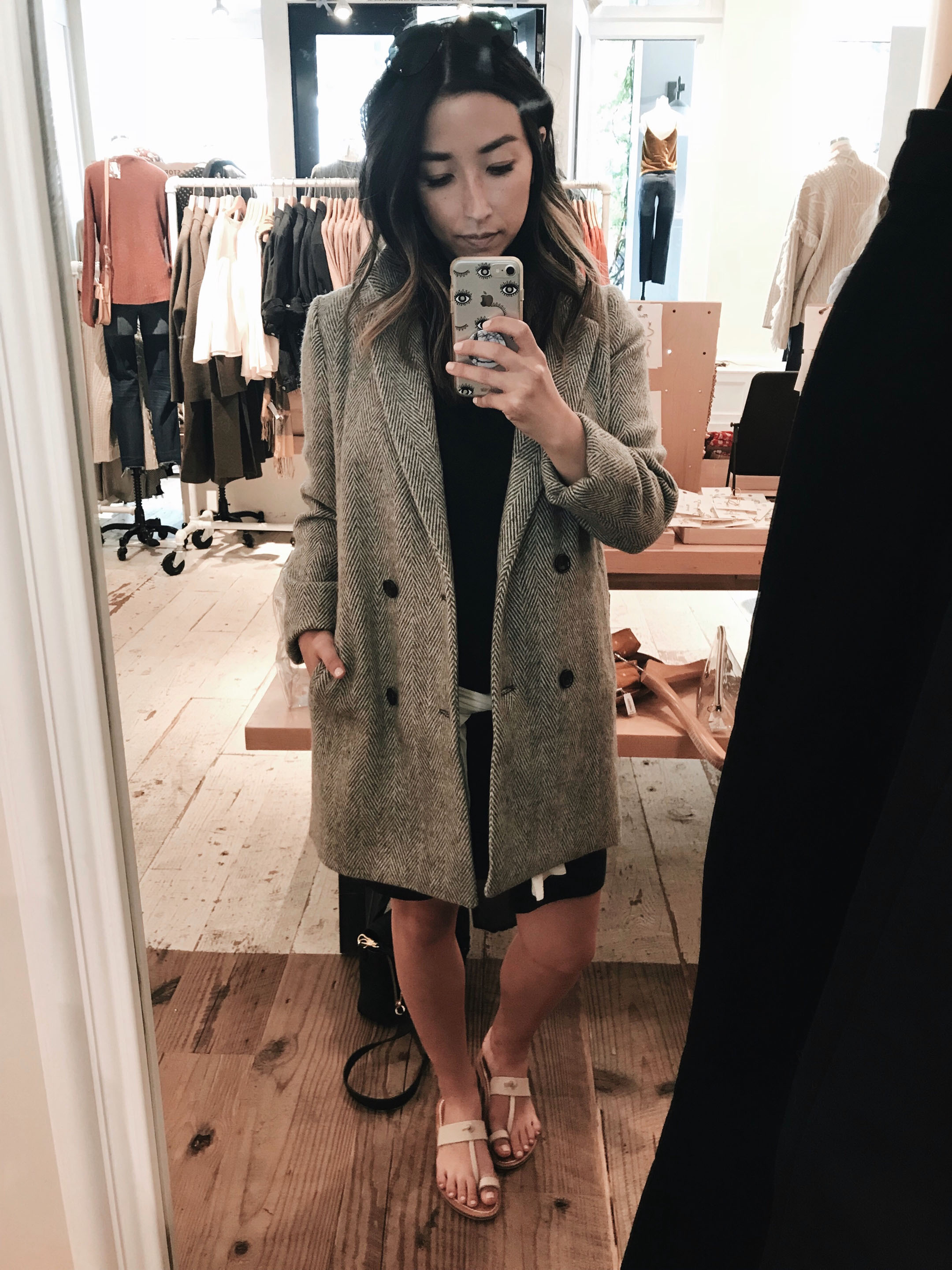 Madewell tweed coat