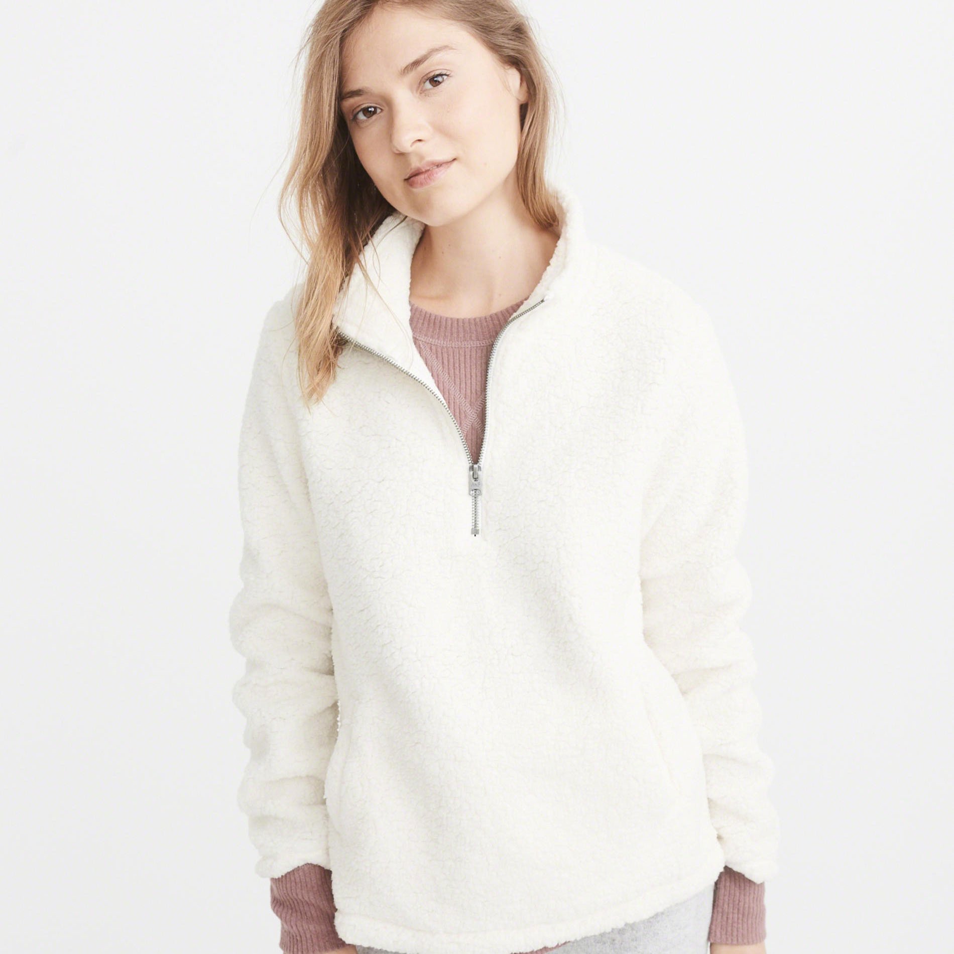 Abercrombie & Fitch sherpa pullover