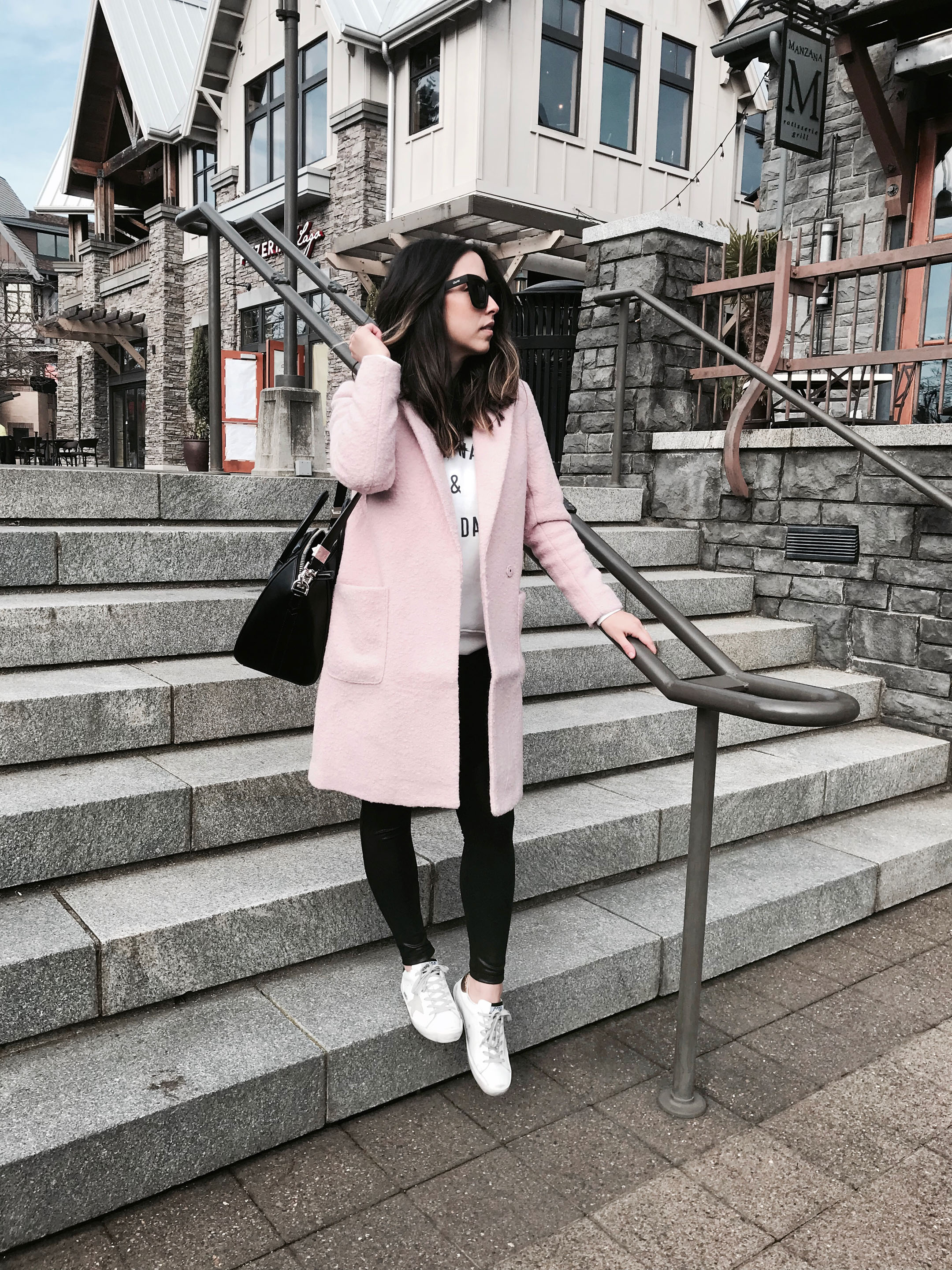 Asos pink coat