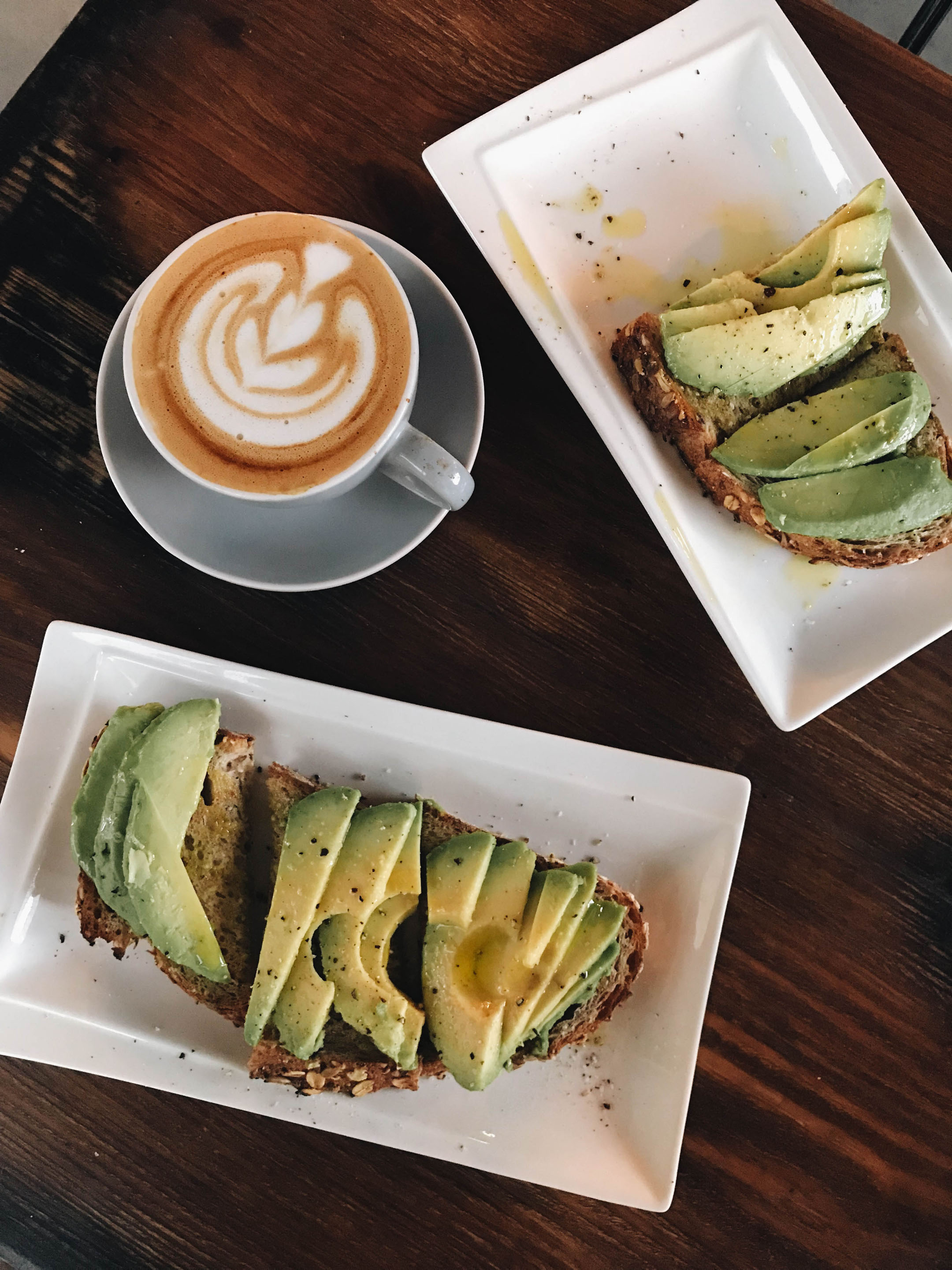 Voyager Craft Coffee avocado toast