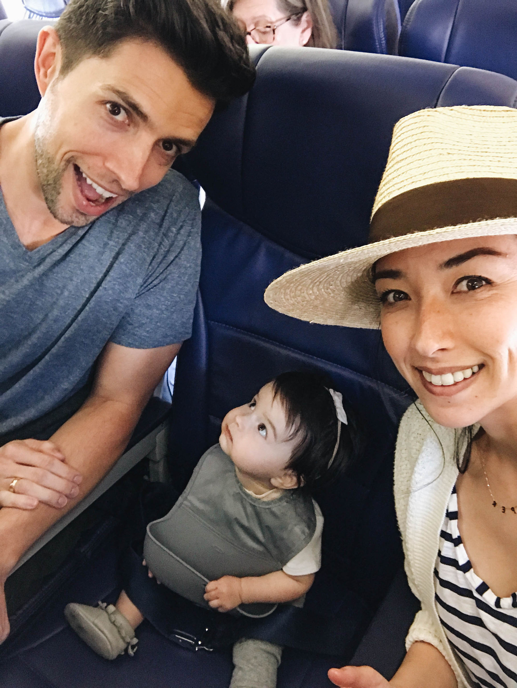Baby on plane 1