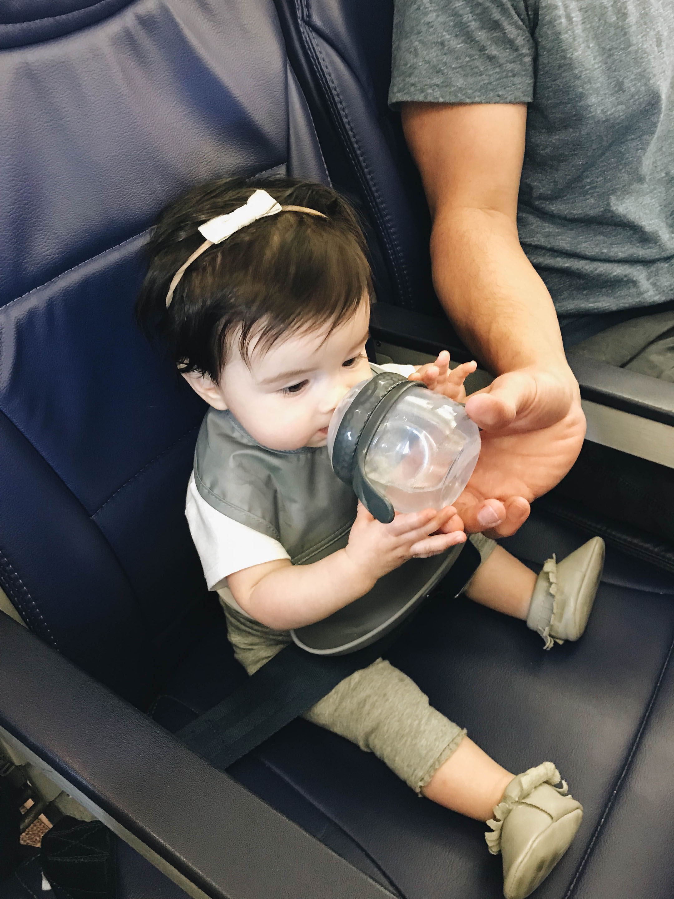 Baby on plane 3