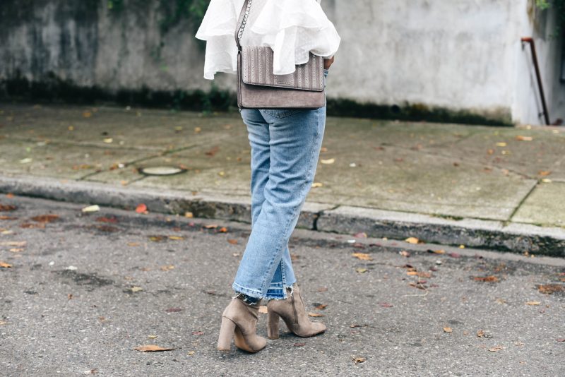 crystalin-marie-wearing-steve-madden-edit-booties-in-taupe