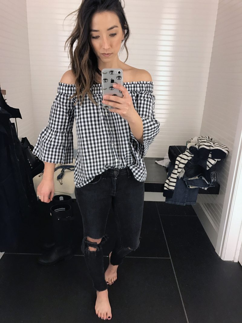 abercrombie & Fitch gingham top 2