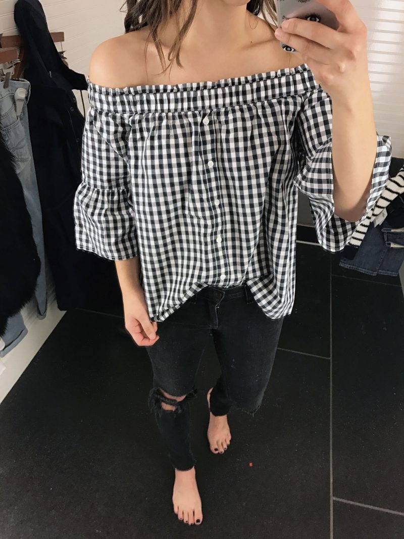 abercrombie & Fitch gingham top 3