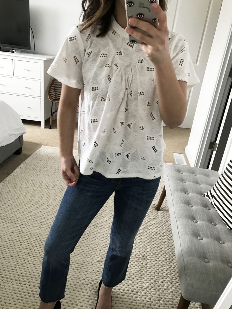 Anthropologie embroidered top 1