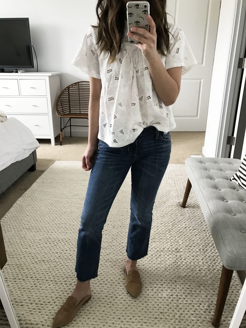 Anthropologie embroidered top 3