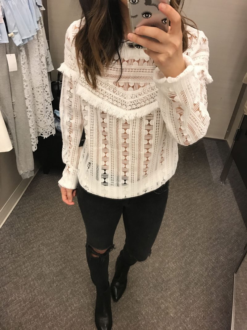 Trouve lace sweater 2