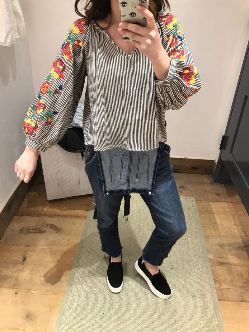 Anthropologie Embroidered soleil top 1