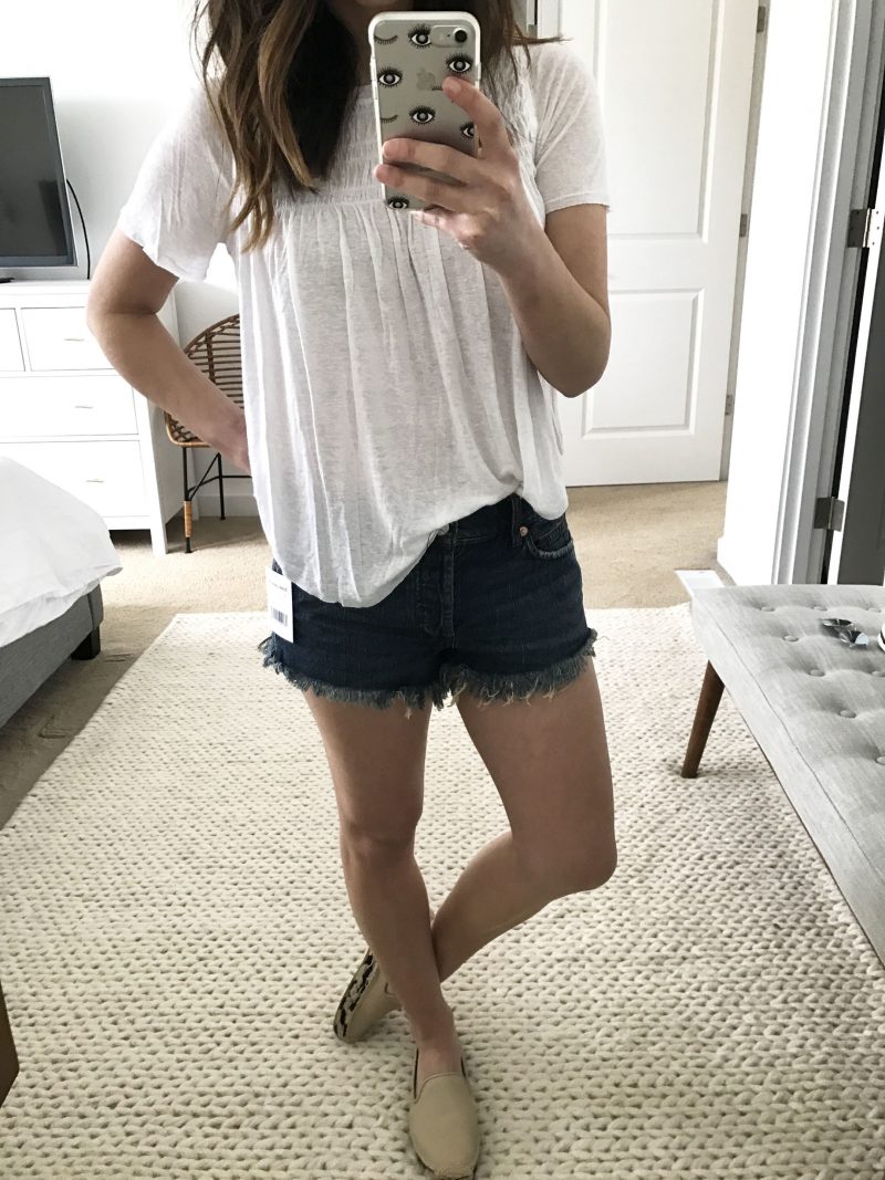 Free People soft & relaxed cutoff shorts 4