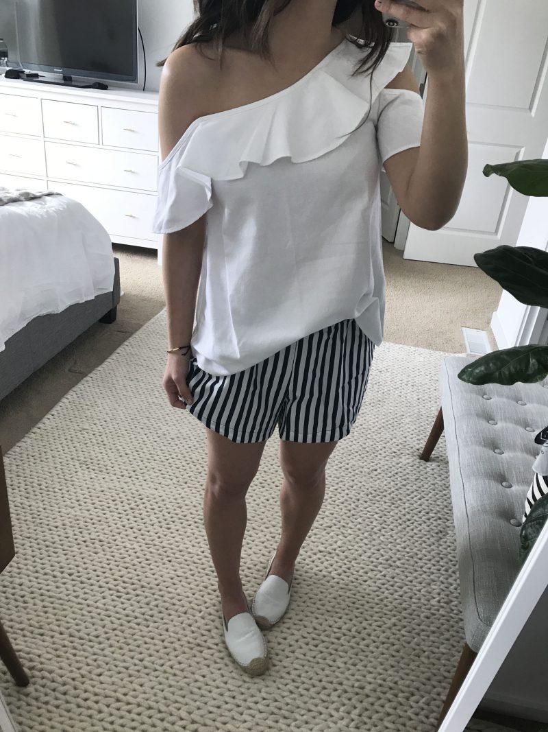 Madewell one shoulder top 3