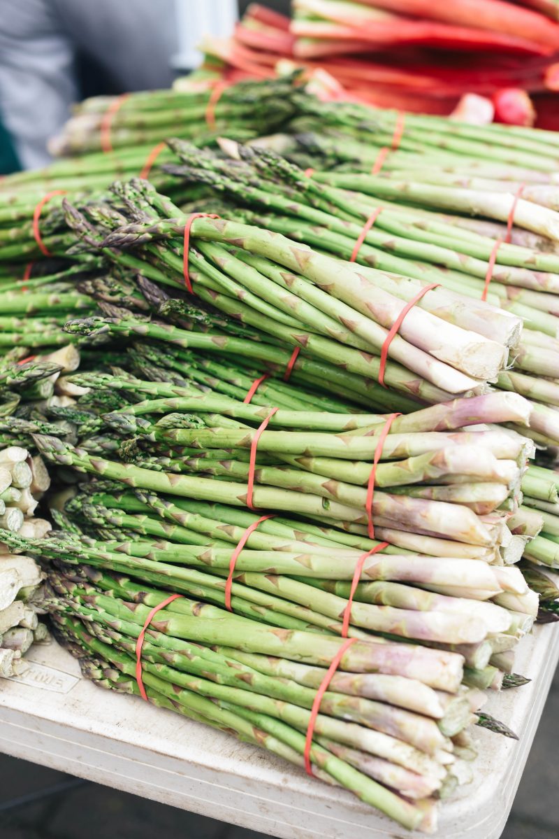Farmers market asparagus