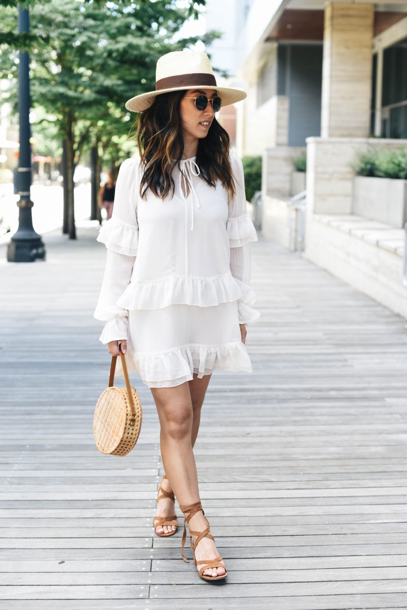 Summer's little white dress
