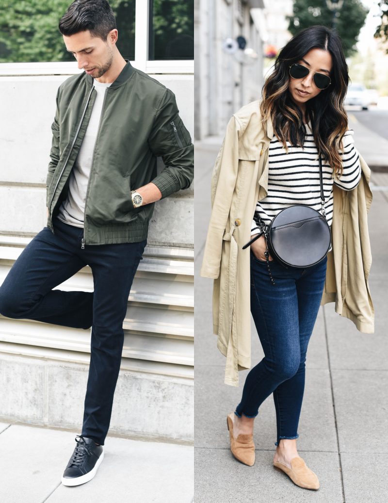 His and hers transitional looks