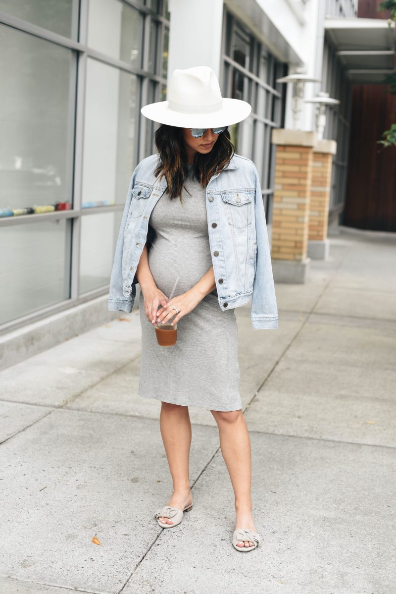 Crystalin Marie's petite maternity style