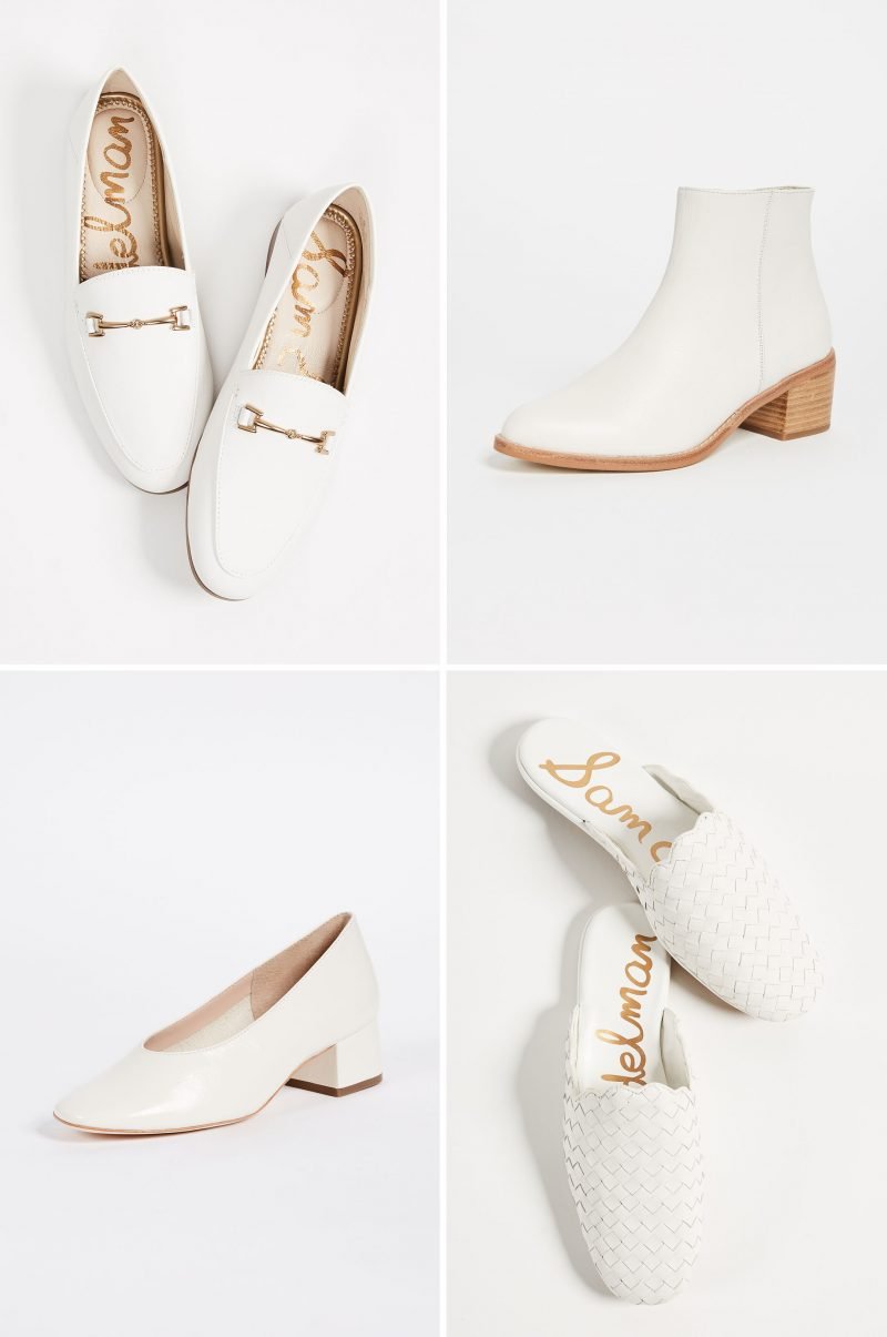 Spring 2018 Trends White Shoes