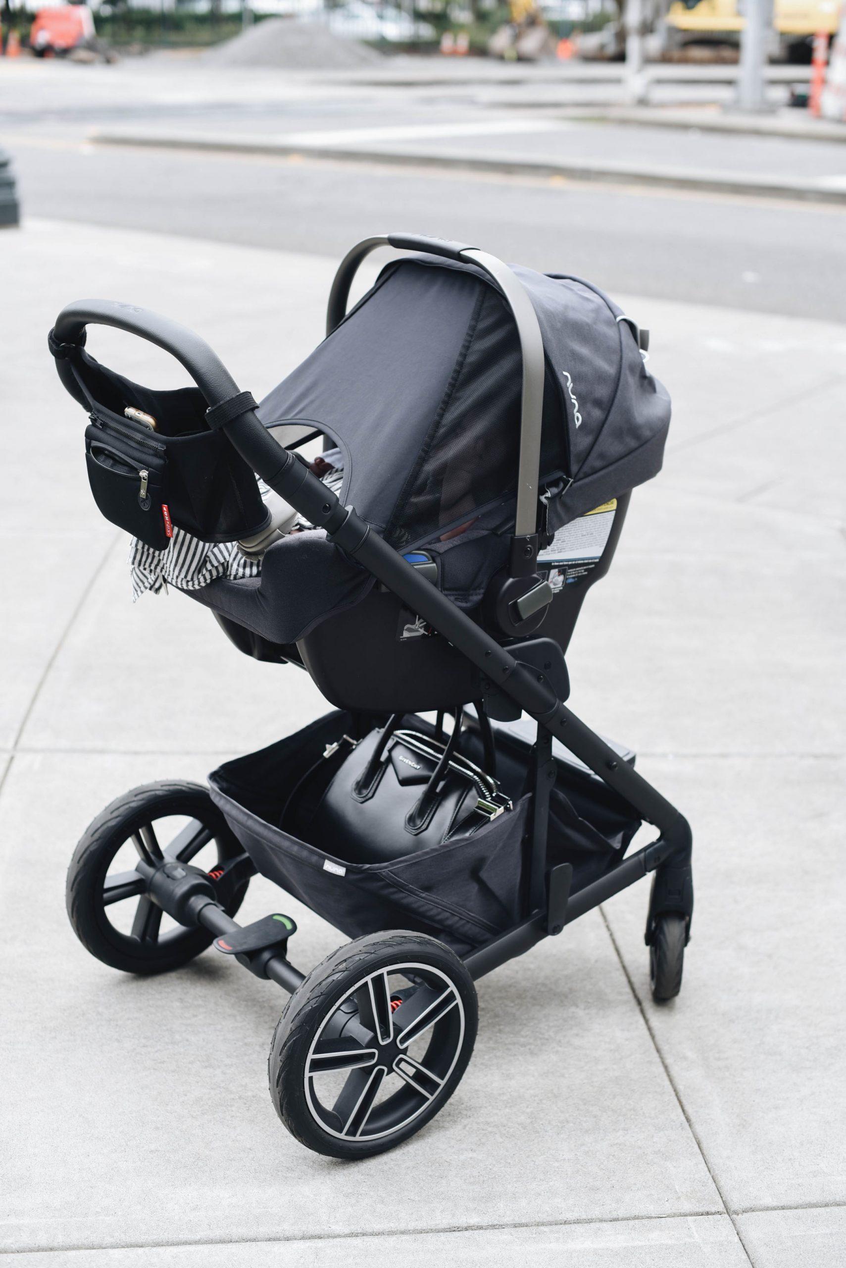 nuna double stroller used