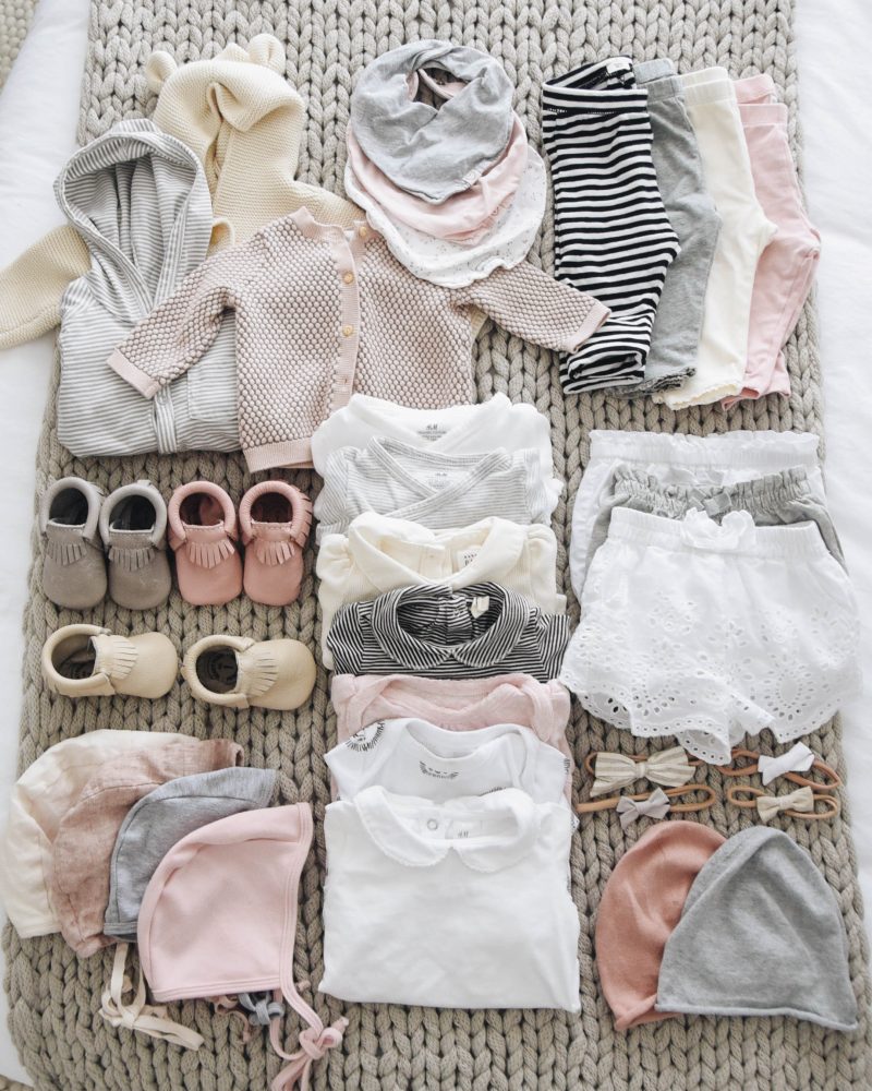 Baby capsule wardrobe