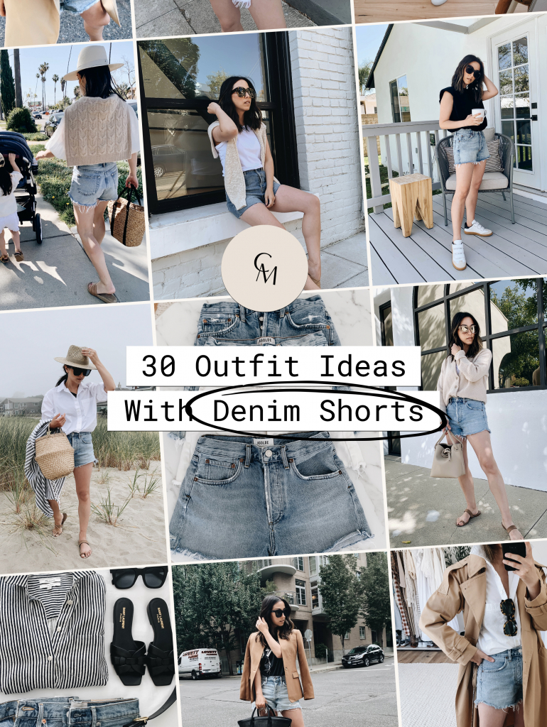 Stylish Denim Short Outfit Ideas