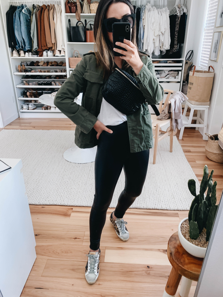 lululemon leggings and golden goose sneakers outfit, life with aco